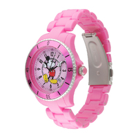 Sports Edition Mickey Mouse Watch With Pink Band and Pink Dial image