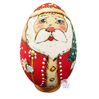 Woodburn Egg Russian Dolls- Christmas 10cm (Set Of 3) image