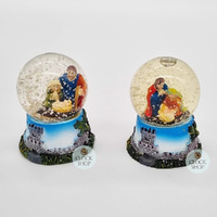 5cm Nativity & Castle Snow Globe- Assorted Designs image