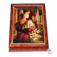 Wooden Musical Jewellery Box - By Candlelight (Beethoven- Ode to Joy) image
