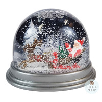 8.5cm Santa On Sleigh Snow Globe image