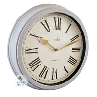 35.5cm Turin Grey Indoor / Outdoor Wall Clock By ACCTIM image
