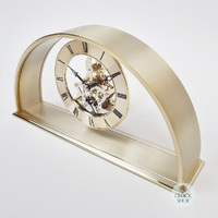 16.7cm Hughenden Gold Battery Skeleton Table Clock By ACCTIM image