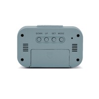 9cm Kitto Blue LCD Digital Alarm Clock By ACCTIM image