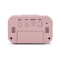 9cm Kitto Pink LCD Digital Alarm Clock By ACCTIM image