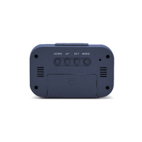 9cm Jago Midnight Blue LCD Digital Alarm Clock By ACCTIM image