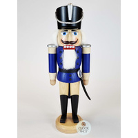 37cm Blue Soldier Nutcracker By Seiffener image