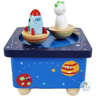 Space Music Box with Spinning Rocket and Alien (Twinkle Twinkle Little Star) image