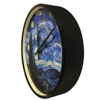 45cm The Starry Night Silent Modern Wall Clock By CLOUDNOLA image