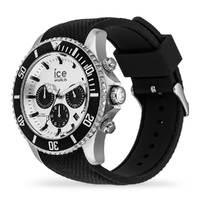 44mm Steel Collection Black & Silver Mens Watch By ICE-WATCH image