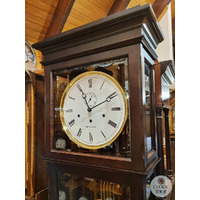208cm Limited Edition Dark Cherry Grandfather Clock With Westminster Chime By K&K Exclusive image