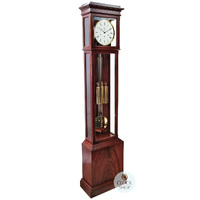 204cm Mahogany Longcase Grandfather Clock With Westminster Chime image