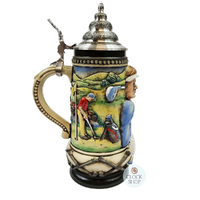 Golfer Beer Stein Cobalt Finish 0.5L By KING image
