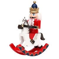 15cm Nutcracker on Rocking Horse - Assorted Designs image