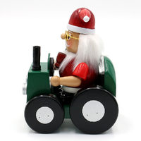 11.5cm Santa In Tractor German Incense Burner image