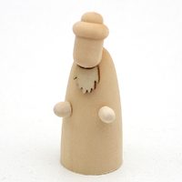 4 Piece Hand Carved Nativity Set  image