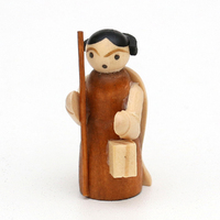 10 Piece Hand Carved Nativity Set image