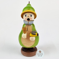 10cm Dwarf Pear German Incense Burner Smoker By Richard Glässer image