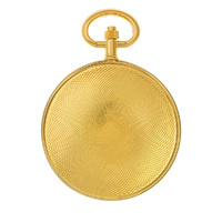 41mm Gold Unisex Pocket Watch With Aztec Etch By CLASSIQUE (Arabic) image