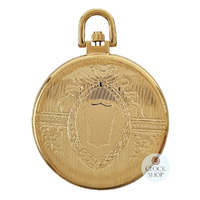 41mm Gold Unisex Pocket Watch With Regal Crest By CLASSIQUE (Arabic) image