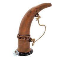 Ceramic Drinking Horn - Assorted Designs  image