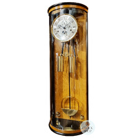 92cm Burlwood Mechanical Chiming Wall Clock By KIENINGER image