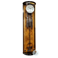 122cm Burlwood Mechanical Chiming Wall Clock By KIENINGER (Small Imperfections) image