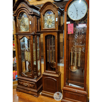 196cm Walnut Grandfather Clock With Westminster Chime & Moon Dial By KIENINGER image