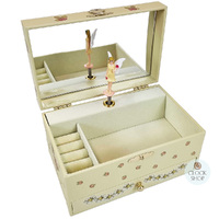 Strawberry Fairy Glow In The Dark Dancing Fairy Musical Jewellery Box (Mozart- The Magic Flute) image