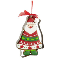 10cm Gingerbread Cookie Hanging Decoration- Assorted Designs image