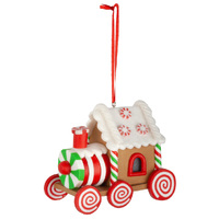 8cm Candy Train Hanging Decoration- Assorted Designs image