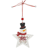 15cm Star Figurine Hanging Decoration- Assorted Designs image