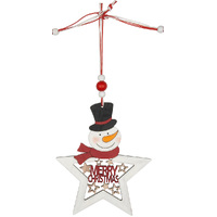 15cm Star Figurine Hanging Decoration- Assorted Designs image