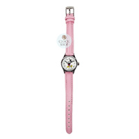 25mm Disney Petite Mickey Mouse Womens Watch With Pink Leather Band image