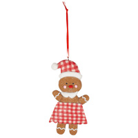 7cm Gingerbread Hanging Decoration- Assorted Designs image