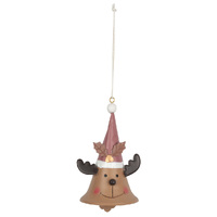 10cm Metal Bell Figurine Hanging Decoration- Assorted Designs image