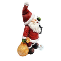 44cm Santa With Tealight Lantern image