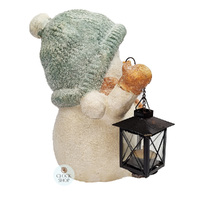 30cm Snowman With Tealight Lantern image