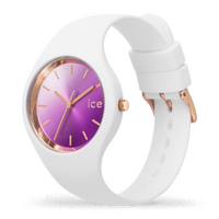 Sunset Collection Orchid Watch with White Strap By ICE image
