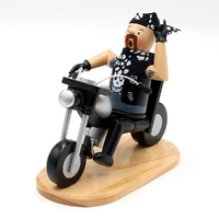 18cm Motorcyclist German Incense Burner image