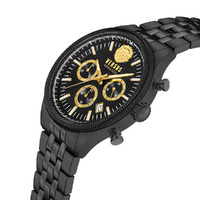 Colonne Chrono Black Watch With Black Dial By VERSACE image