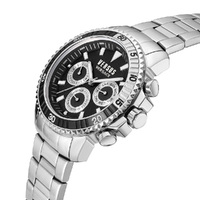 45mm Aberdeen Chrono Silver Mens Watch With Black Dial By VERSACE image