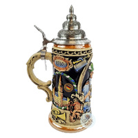 Oktoberfest 200 Years Beer Stein With Kissing Couple 0.75L By KING image