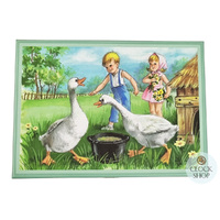Geese Musical Jewellery Box With Dancing Horse (Invitation To Dance) image