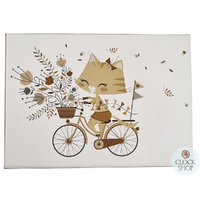 Cat in the Meadow Musical Jewellery Box (Vivaldi- Spring) image