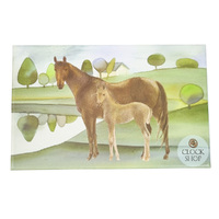 Horses Glow In The Dark Musical Jewellery Box- Green (Beautiful Dreamer By F Steven) image