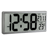 35cm Date Keeper Jumbo LCD Digital Alarm Clock By ACCTIM image