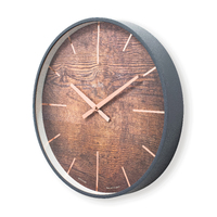 40cm Hancock Oak Modern Wall Clock By Acctim image