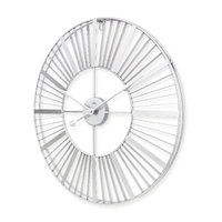 60cm Gardner Silver Modern Wall Clock By ACCTIM image