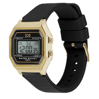 32mm Digit Retro Collection Black & Gold Digital Womens Watch By ICE-WATCH image